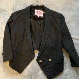 Petite black Juicy Couture blazer